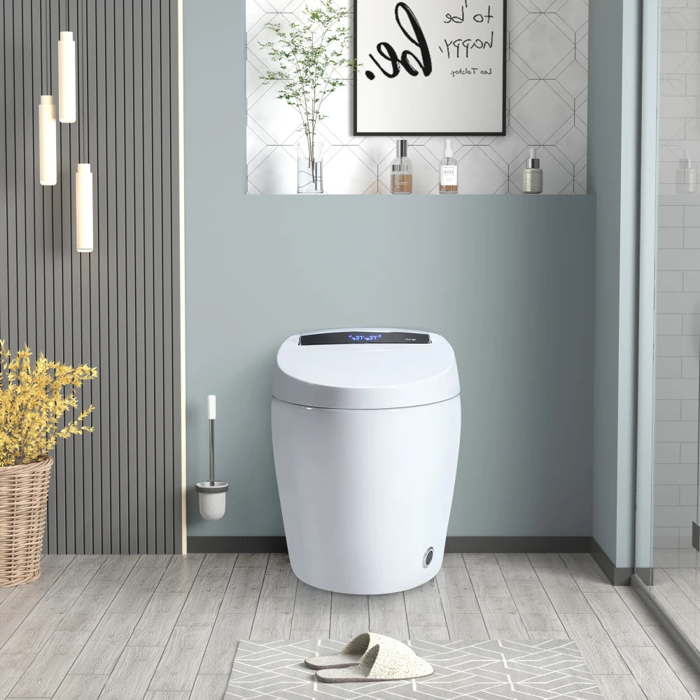 Smart Toilet Heated Bidet Seat Auto Open/Close