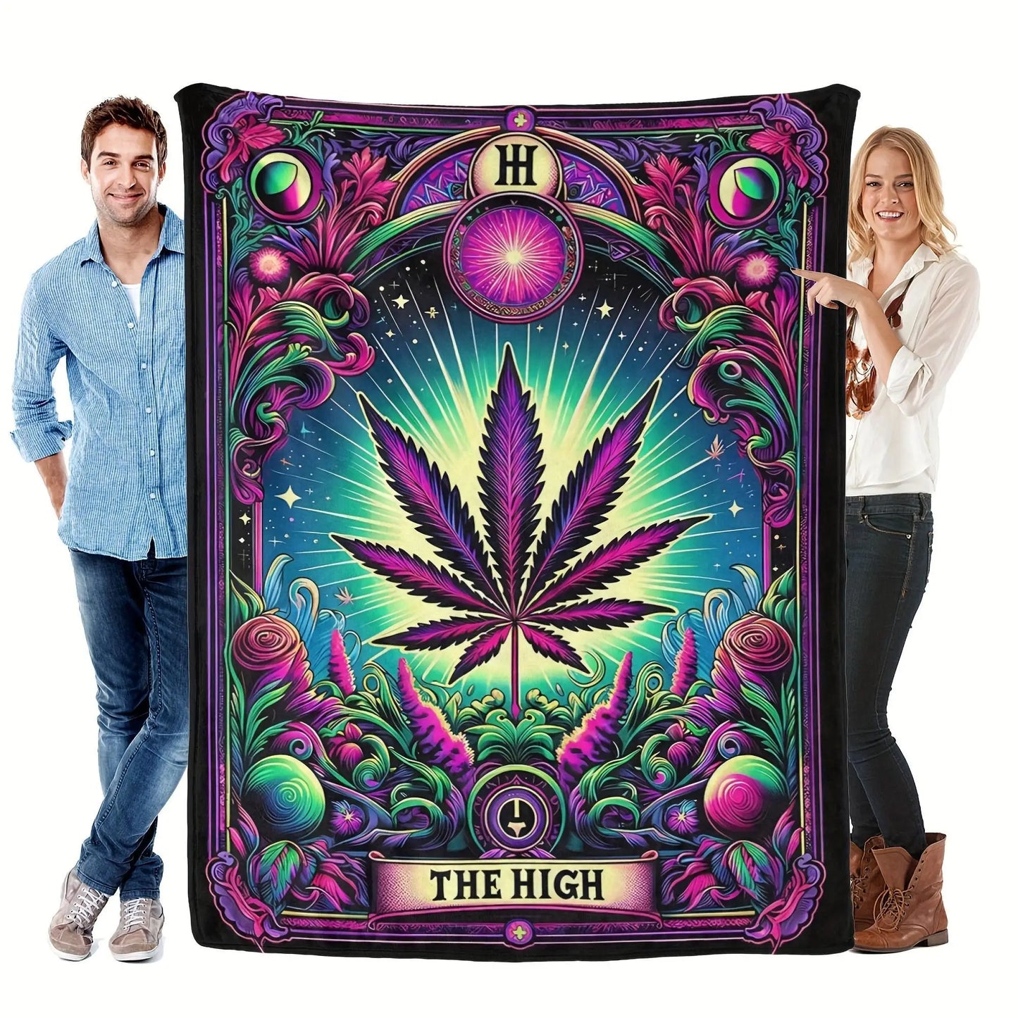 Vintage Harajuku Maple Leaf Soft Blanket