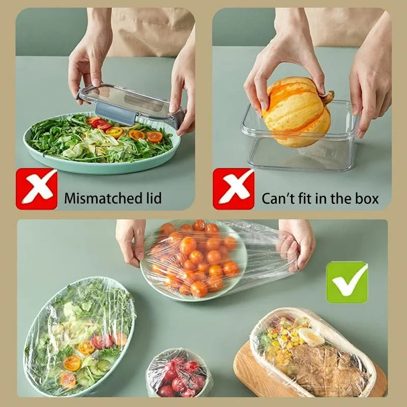 Disposable Food Cover Saran Wrap Food Grade