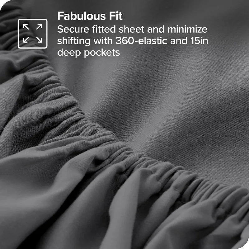 King Sheet Set 1800 Ultra-Soft Microfiber