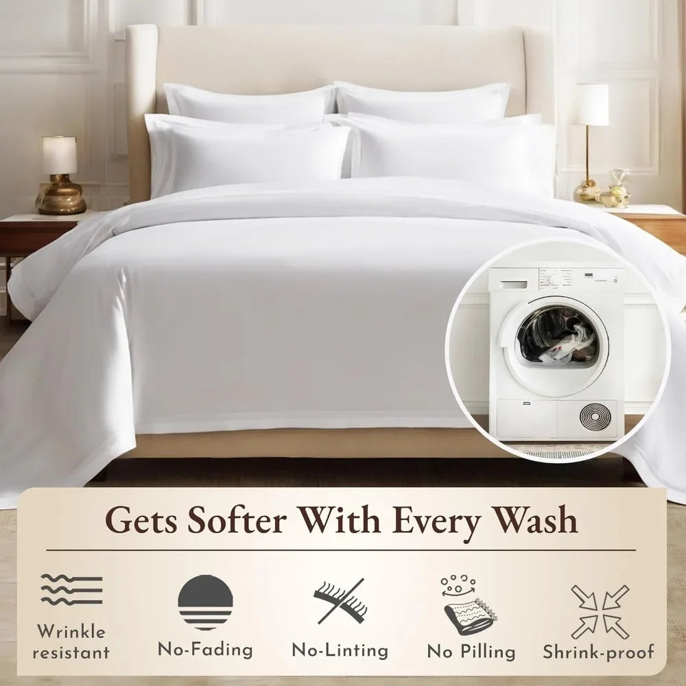 Soft Cooling King Size Sheets 100% Organic Cotton