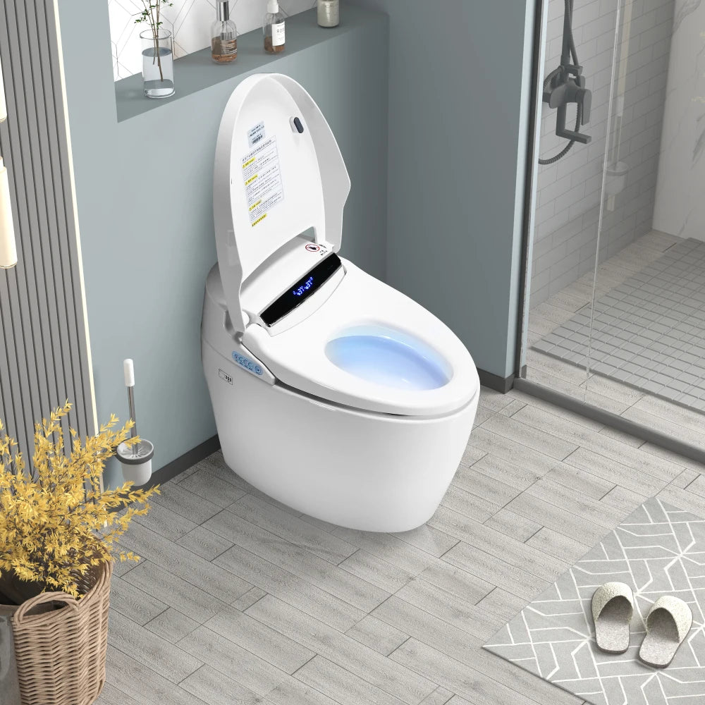 Smart Toilet Heated Bidet Seat Auto Open/Close