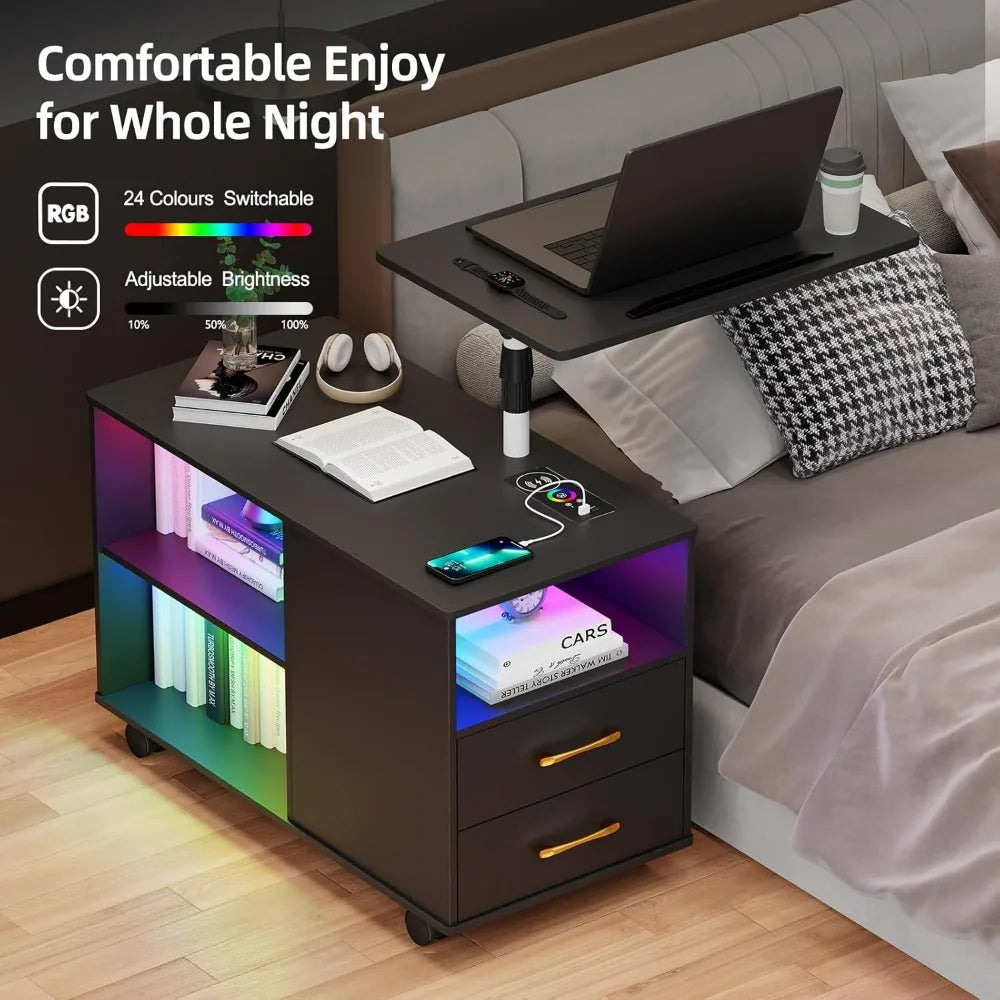 360' LED Wireless Charging Auto Sensor Night Stand