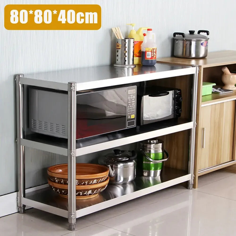 Adjustable Stainless Steel Space-saving Storage For Kitchens