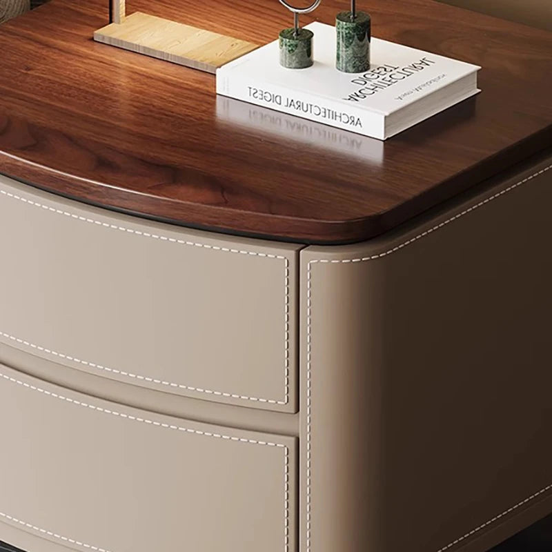 European Style Nightstand 2Drawer
