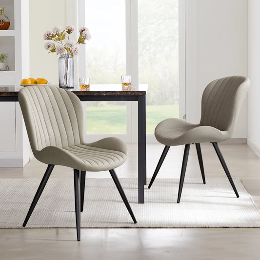 Modern Chair Comfortable Backrest 2PC