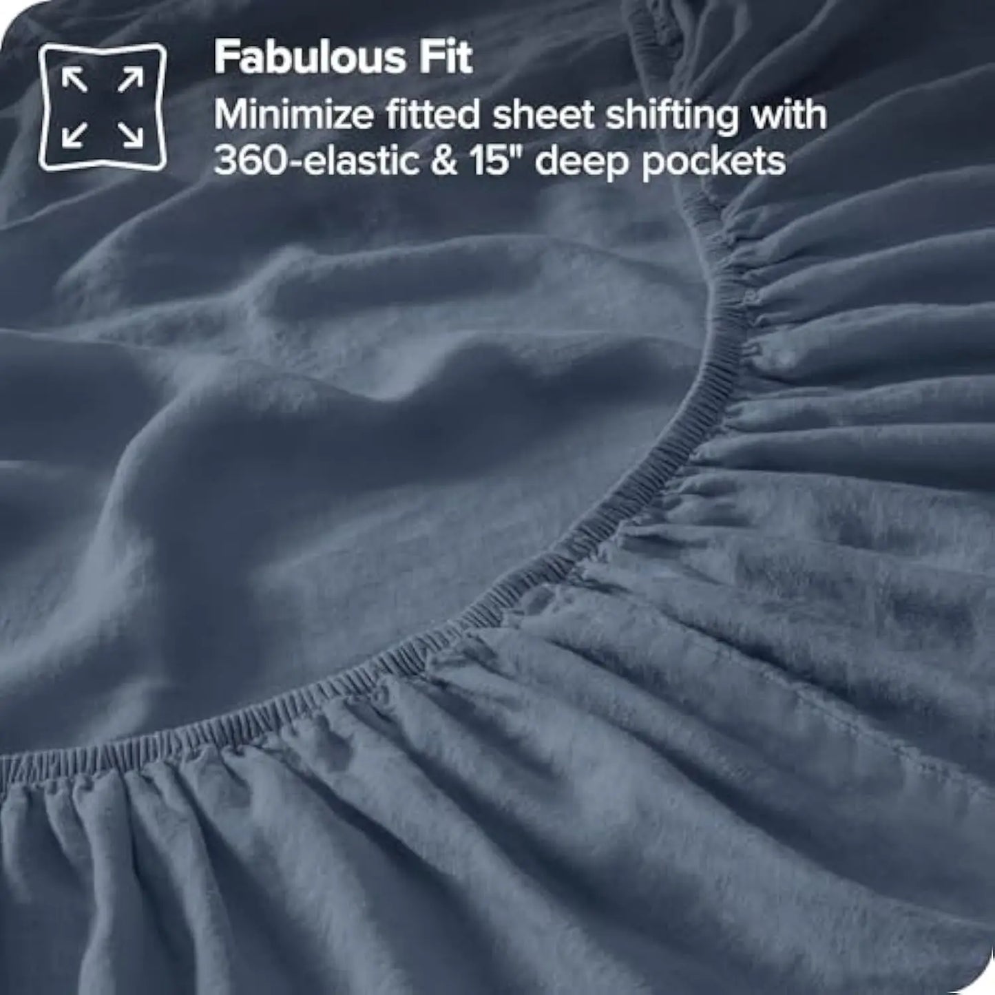 100% European Linen Deep pocket Easy Fit