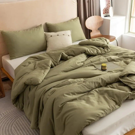 Boho Olive Comforter 2 Pillowcases