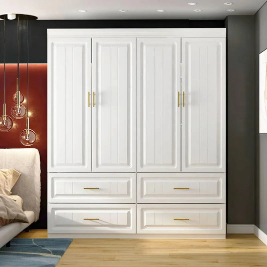 Dressing Wardrobe Doors Large Cabinet with Shelves