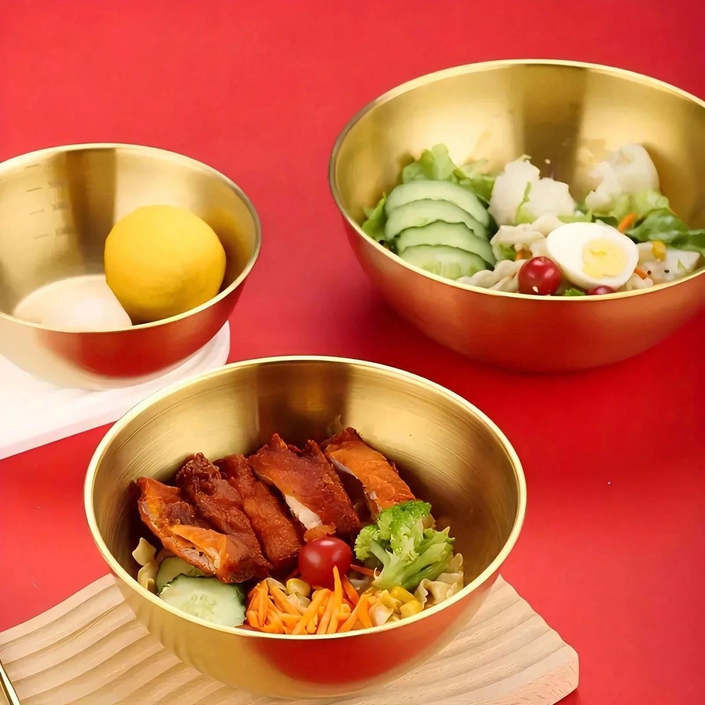 17/19/22CM Stainless Steel Bowls  Multi use