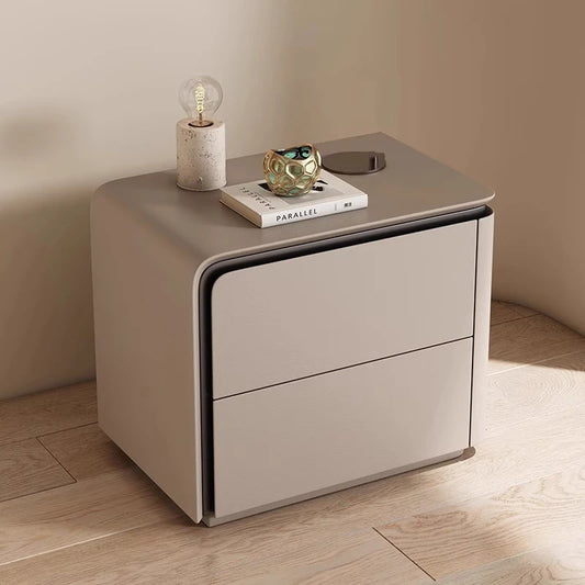 Simple Modern Night Table 2 Drawer