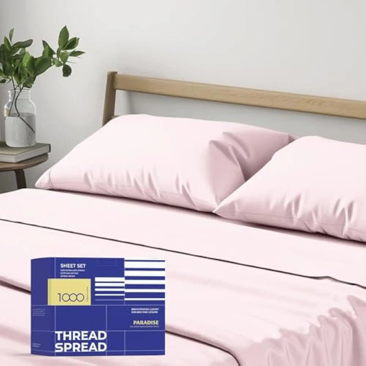 1000TC Egyptian Sheets King Size Bed - Sateen