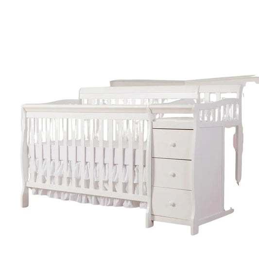 5/1 Brody Convertible Crib With Changer In White