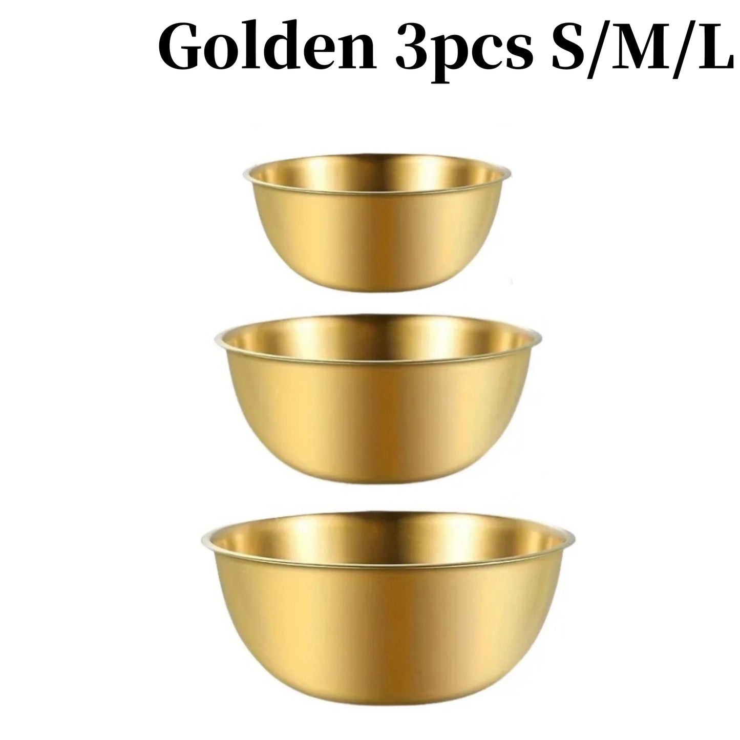 17/19/22CM Stainless Steel Bowls  Multi use