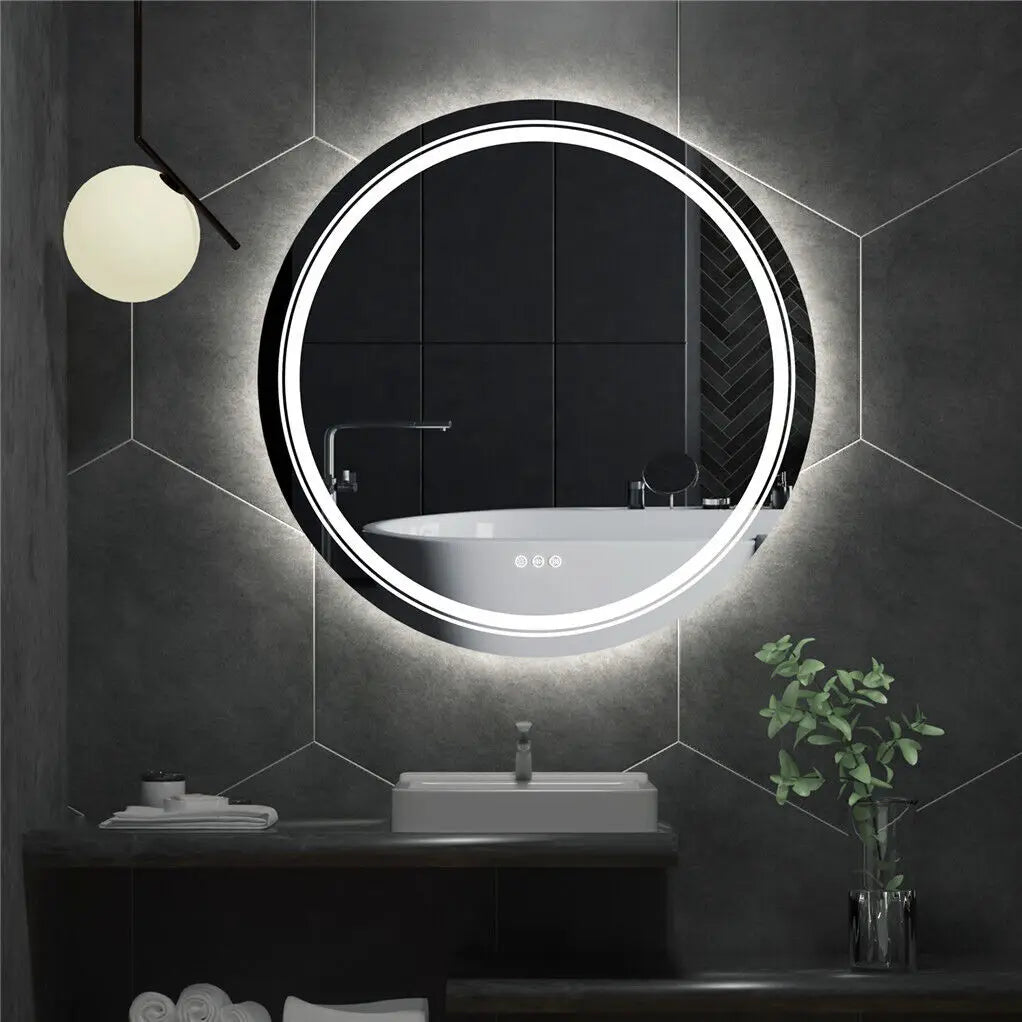 Smart Illuminate LED Round Waterproof Fogless Mirror